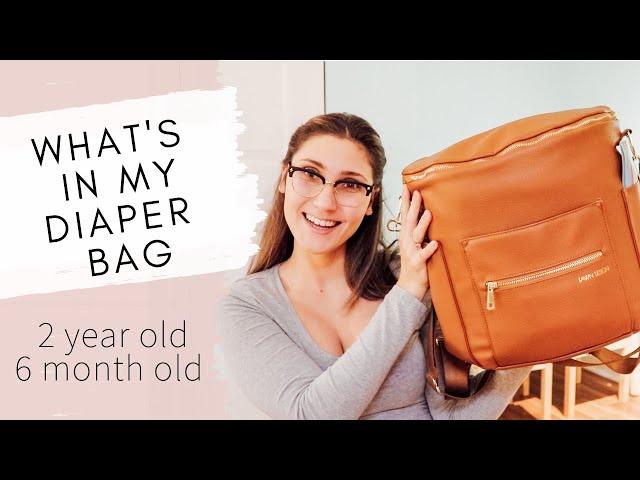 WHAT'S IN MY DIAPER BAG | Two kids 2 and under | Cloth Diapers