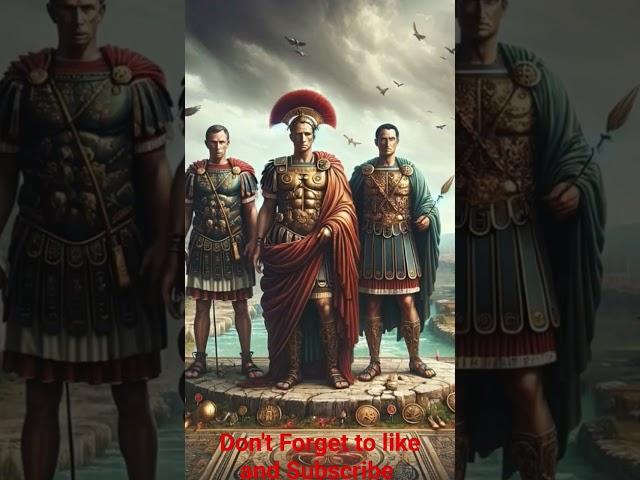 Secrets of Power: The True Story Behind Rome’s First Triumvirate #juliuscaesar #pompey #crassus
