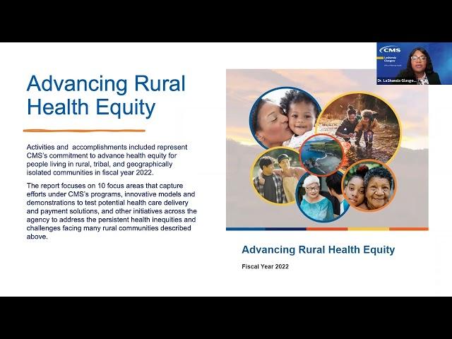 National Rural Health Day Webinar: CMS Framework for Advancing Health Care