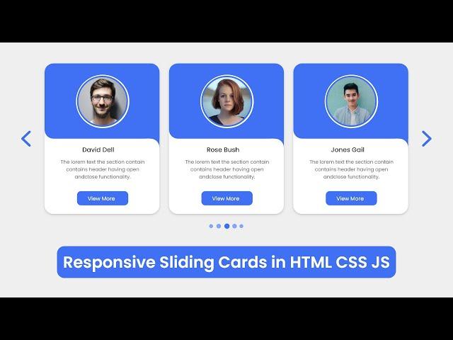 How to make Responsive Card Slider in HTML CSS & JavaScript | SwiperJs