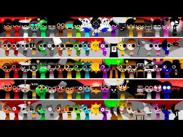 Incredibox Wenda Treatment But Jevin VS Raddy VS Garnold VS Clukr VS Brud (ALL Characters Together)