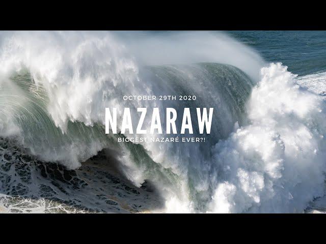 Nazaré Biggest swell EVER?! - Raw Footage
