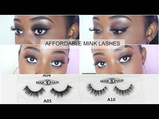 £2 Mink eyelashes!? Affordable lashes on Aliexpress + Try on