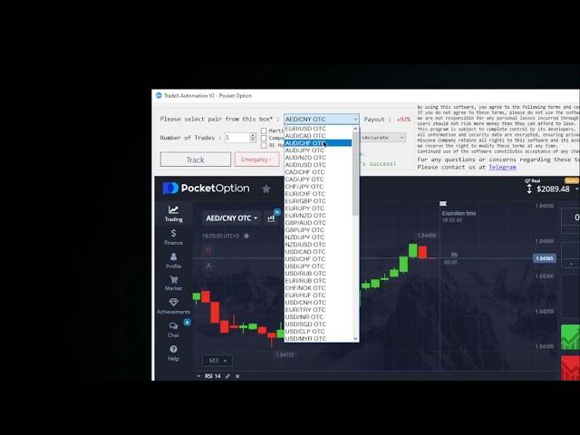 BINARY OPTIONS | POCKET OPTION | QUOTEX | AUTO TRADING ROBOT