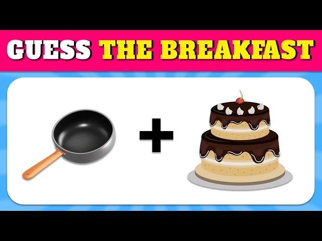 Guess The FOOD By Emoji?  Breakfast Emoji Quiz | Quiz Rainbow