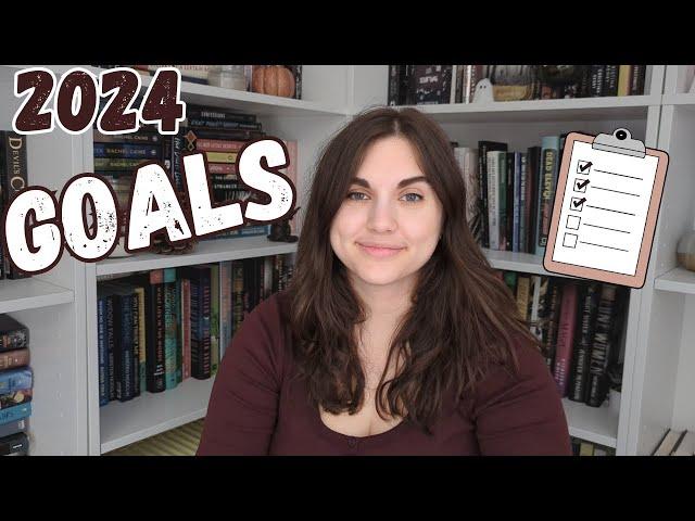 2024 reading, channel & life goals || plans for my reading and channel in the new year