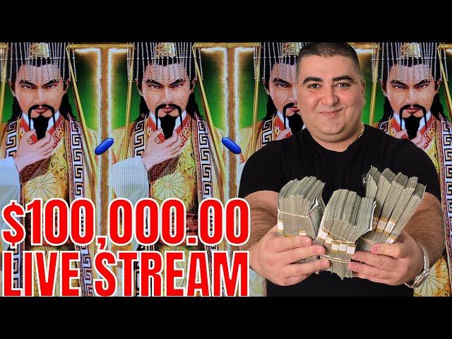 $100,000 Live Stream & MEGA JACKPOTS On High Limit Slots