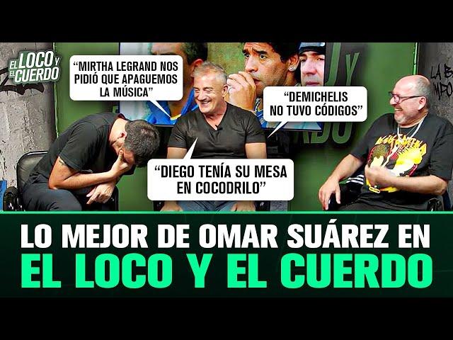 LO MEJOR DE OMAR SUÁREZ EN EL LOCO Y EL CUERDO (MARADONA EN COCODRILO, ORTEGA, RONALDO Y LA 12)