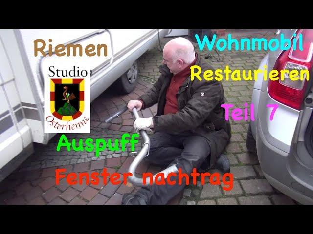 #_07 Wohnmobil Ducato  Auspuff Lichtmaschine Riemen Fenster Dreipunktgurt