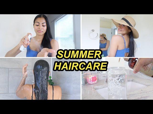 Summer Haircare Tips I Follow That Worked Wonders! | My summer hair care routine ️