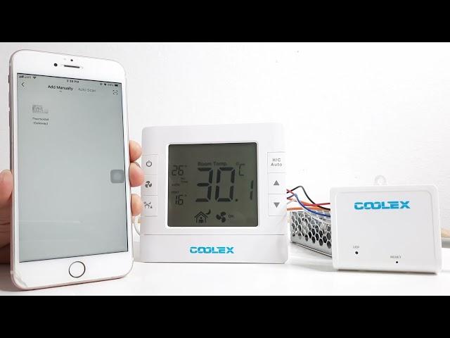 coolex thermostat home auto with wi-fi