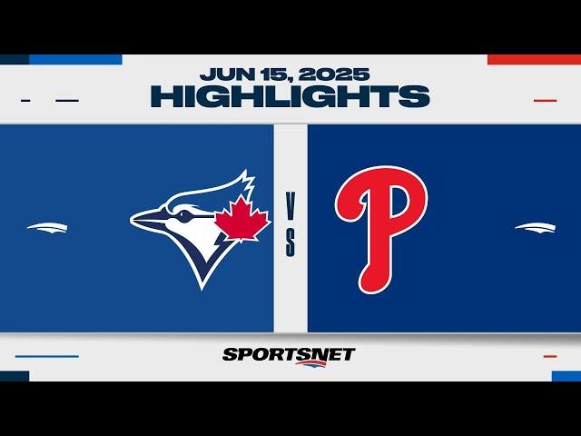 MLB Highlights | Blue Jays vs. Phillies - June 15, 2025