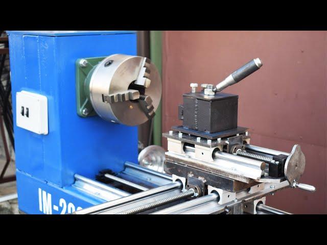 Homemade Lathe Machine From Scrap Metal