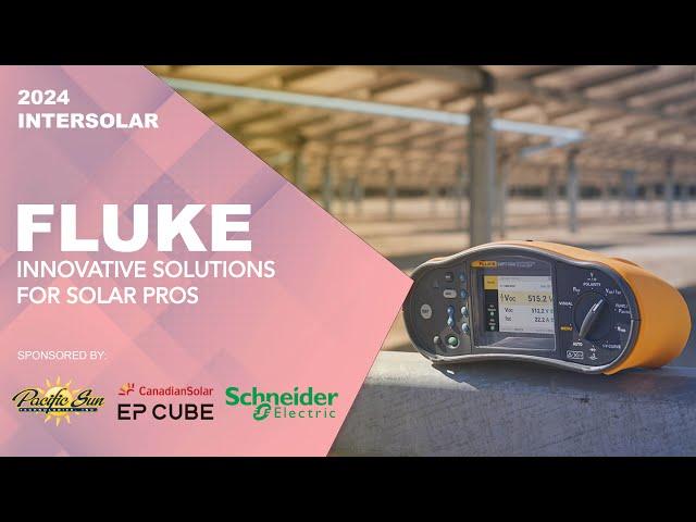 FLUKE's Revolutionary Solar Multi-Function Tool