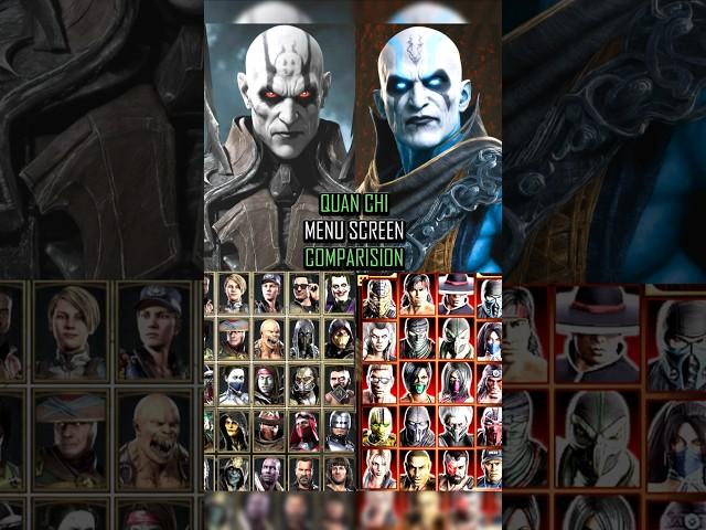 Quanchi Character Selection Comparison in Mk9 , MkX , Mk11 and Mk1 Khaos Reigns #mortalkombat1havik