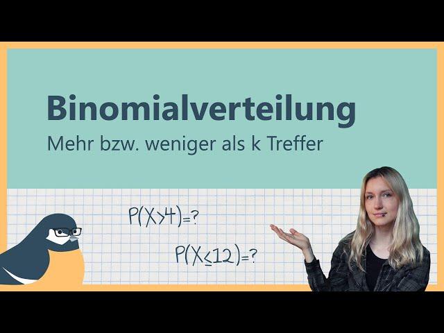 Wie kann ich kumulierte Wahrscheinlichkeiten bestimmen? | Mathe-Abitur - Notfallpaket: Stochastik #2