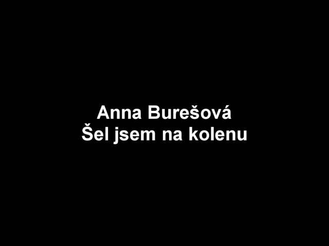 Vánoční koledy Anna Burešová - Šel jsem na kolenu