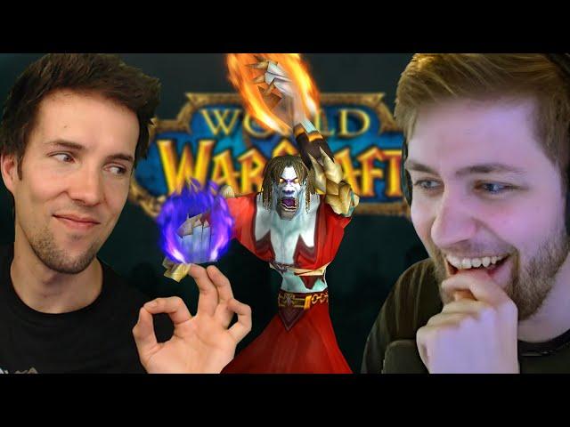 Sodapoppin teaches Grubby the ways of the WARLOCK in WoW Hardcore!