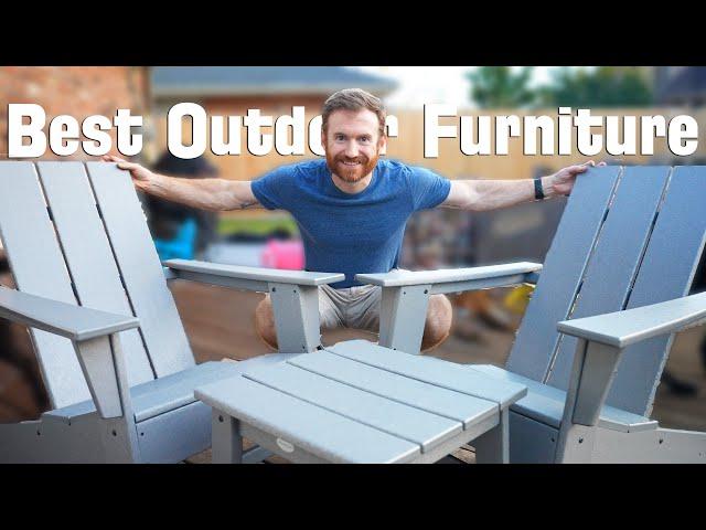 The BEST Outdoor Furniture - Polywood Adirondack Chair Review