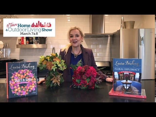 White House Floral Designer Laura Dowling at HTown Home & Outdoor Living Show