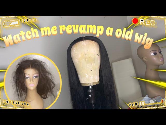 Watch me revamp a old wig !