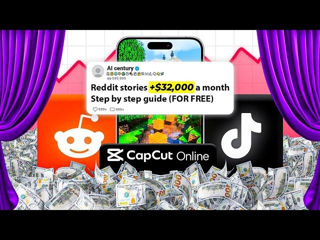 Create Reddit stories FOR FREE! | CapCut Online Tutorial (TikTok Creativity Program)