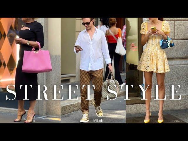 What people actually wear in Milan•The most stylish people•Milan street style fashion•