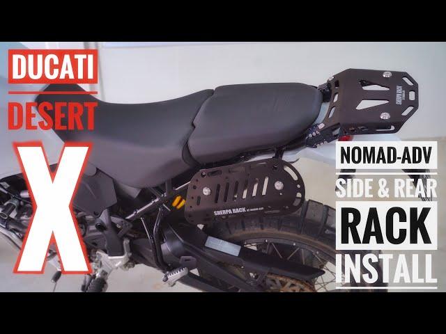 Ducati Desert X - Nomad-ADV Side & Rear rack install