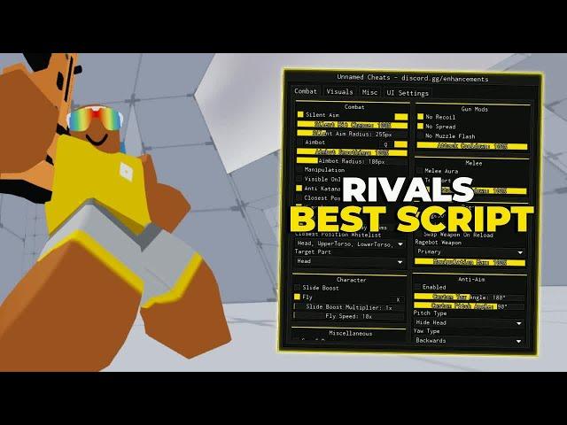 [BEST] RIVALS SCRIPT/HACK/GUI | AIMBOT, SILENT AIM, ESP | SOLARA SUPPORT | PASTEBIN | MOBILE/PC