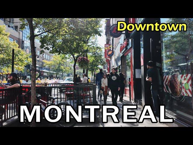 Walk in Downtown Montreal, Quebec - Fall 2024