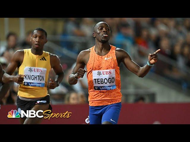 Letsile Tebogo beats out Erriyon Knighton, Fred Kerley in men's 200m | NBC Sports