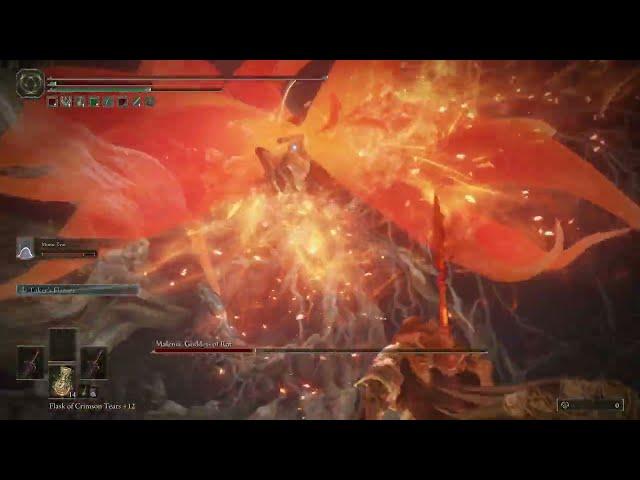 Elden Ring - Malenia Boss Fight NG+3 (PS4 PRO)