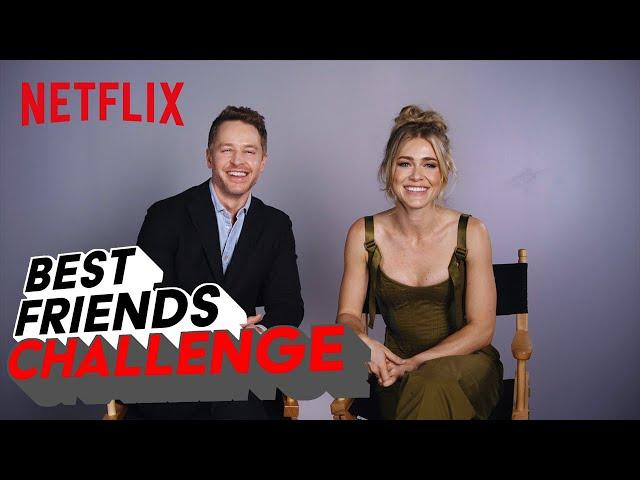 Manifest's Melissa Roxburgh and Josh Dallas Take the BFF Challenge | Netflix