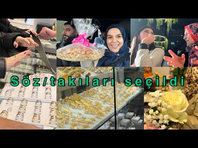 Kısa kısa anılar kamera arkası/aile büyükleri ile atanışma heyecanı/yüzükler seçildi söz için ️️