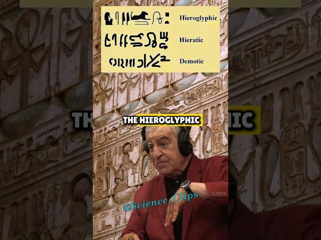 Ancient Egyptian Writing Was More Than Just Hieroglyphics - Joe Rogan Experience
