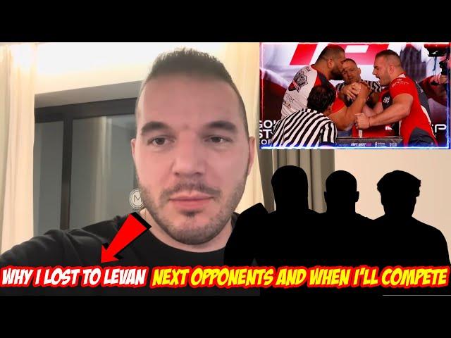 Ermes explains why he lost to Levan, who his next opponents might be, and when he'll compete again
