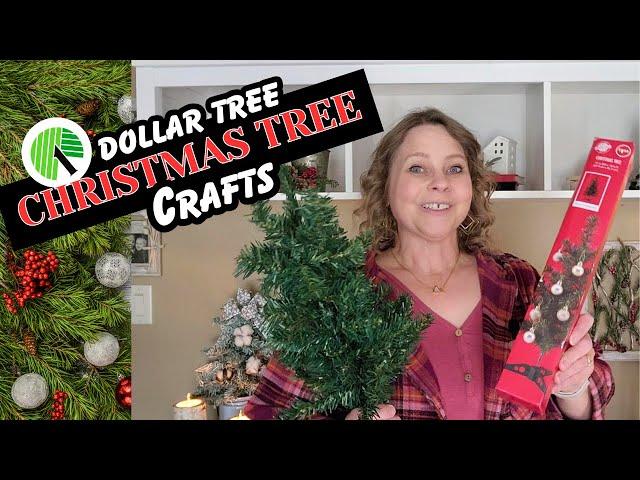 DOLLAR TREE CHRISTMAS TREE HACKS - *Amazing* Mini Tree DIYS