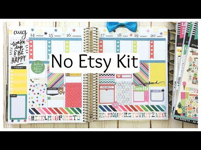 Plan With Me - Happy Planner Sticker Books | No Etsy Kit