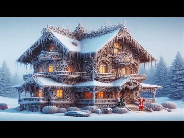  Cozy Christmas Ambience LIVE – Relaxing Soft Music, Crackling Fireplace, and Festive Vibes 