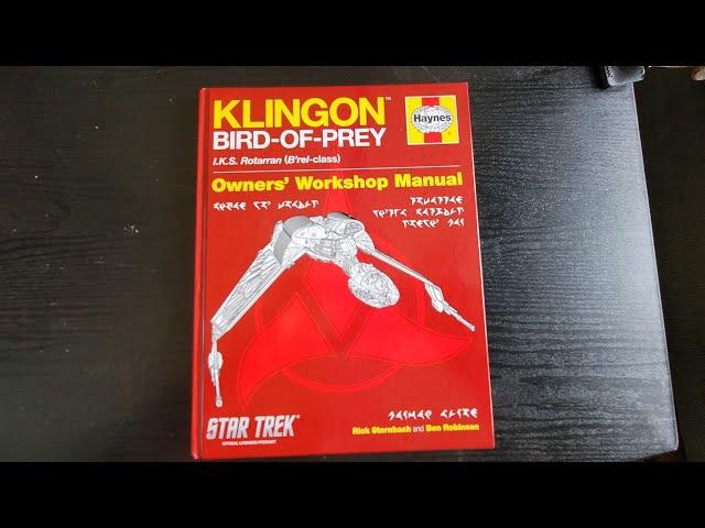 Haynes Owners Workshop Manual for Star Trek Klingon Bird of Prey HC #FullReview (B'rel-class)