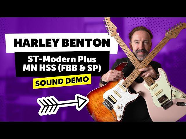 Harley Benton ST-Modern Plus MN HSS (FBB & SP) - Sound Demo