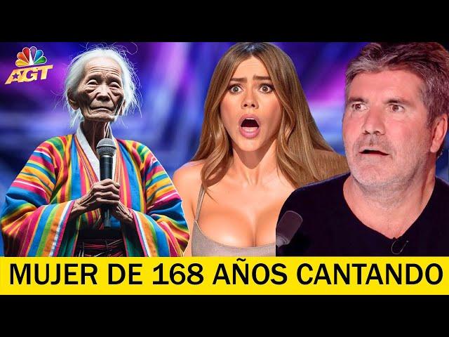 ¡Impactante! MUJER SUDAMERICANA de 168 años canta "Jesús tú eres el único camino en AGT en vivo