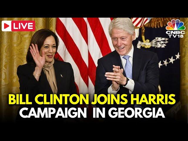 LIVE: Bill Clinton Joins Kamala Harris Campaign For Key State Tour | Trump | US Elections 2024 |N18G