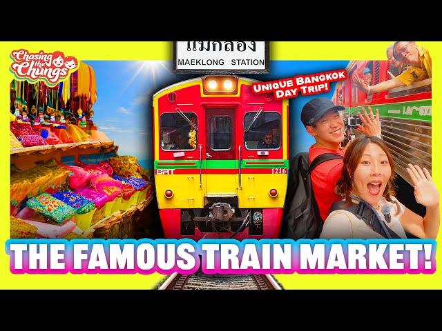 Bangkok Day Trip: The Famous Maeklong Train Market Experience!