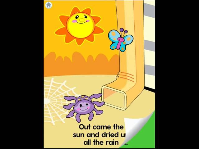 Itsy Bitsy Spider Childrens Song App | Top Best Apps For Kids