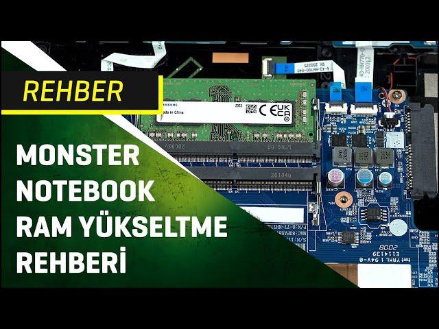 Monster Notebook RAM Yükseltme Rehberi