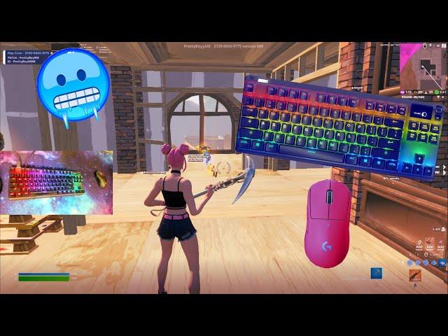 SteelSeries Apex Pro TKL  Satisfying ASMR Chill Smooth Fortnite Tilted Towers Gameplay 360FPS 