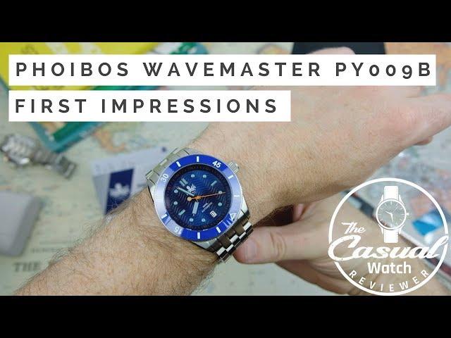 Affordable 300m Diver PHOIBOS WAVE MASTER PY010B First Impressions & Unboxing