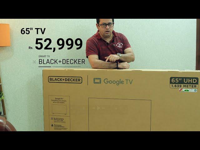 Black & Decker 65-Inch Google Smart TV: A Feature-Packed 4K Experience