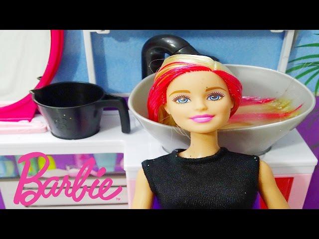 Barbie  Sparkle  Style Salon  Play set -Boneca Barbie - Salão de Beleza